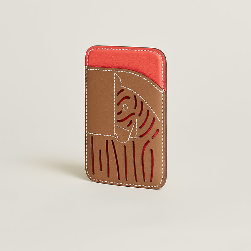 【3色♪可愛いアニマル柄☆】HERMES MagSafe カードホルダー 可愛いアニマルモチーフ】HERMES MagSafe Card holder (HERMES